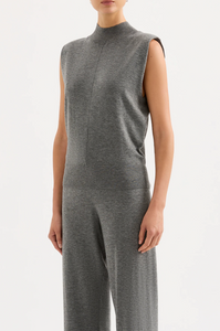 RAE KNIT TOP | CHARCOAL