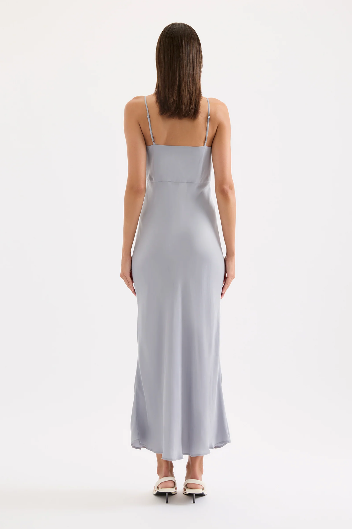 NIKKIA CUPRO MAXI DRESS | STORM
