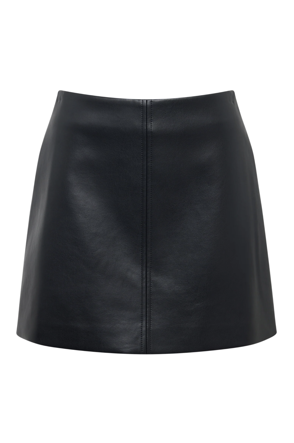 BEAUMONT VEGAN LEATHER MINI SKIRT | BLACK