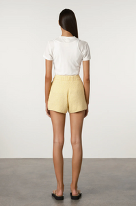 TEXTURED KNIT SHORT | BUTTER