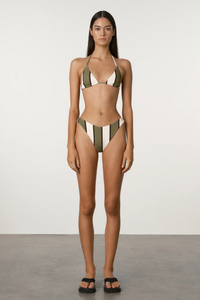 CURVE BRIEF | OLIVE STRIPE