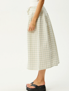 CHECK MIDI SKIRT | LEGACY