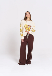 ISLAND SPORTS CLUB LONG SLEEVE TOP | SOFT BUTTER