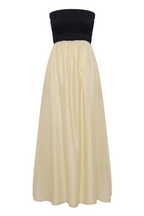 FRANCES SHIRRED MAXI DRESS | CHAMOMILE SPLICE