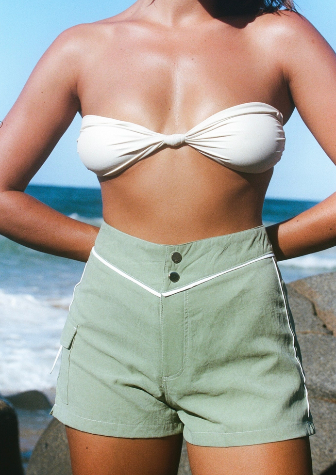 SNAP FRONT BOARDSHORT | MOSS