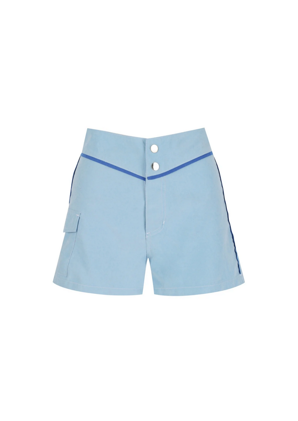 SNAP FRONT BOARDSHORT | SKY