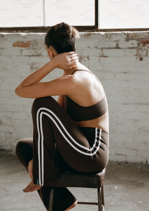 VIBRATION FLARE | BROWN/WHITE STRIPE