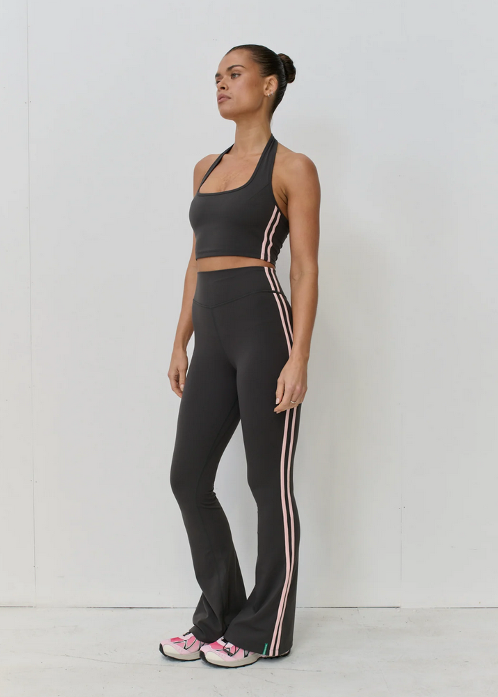 HALTER TOP | GREY/PINK