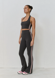 HALTER TOP | GREY/PINK