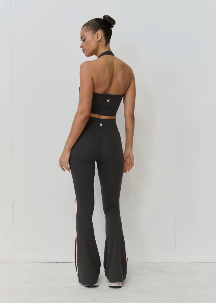 HALTER TOP | GREY/PINK