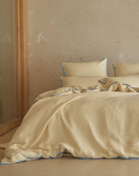 HOMMEY PILLOW CASE PAIR | BUTTER