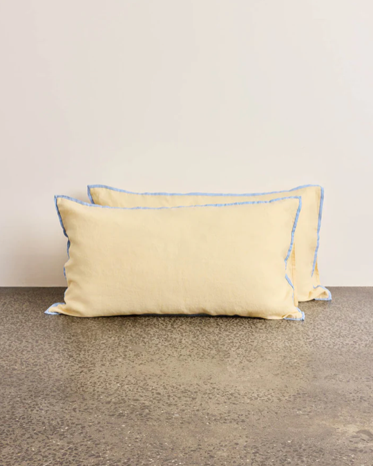 HOMMEY PILLOW CASE PAIR | BUTTER