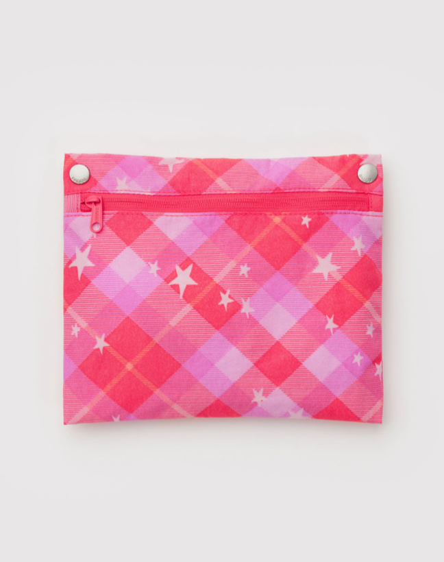 CLOUD BAG | PINK STAR PLAID