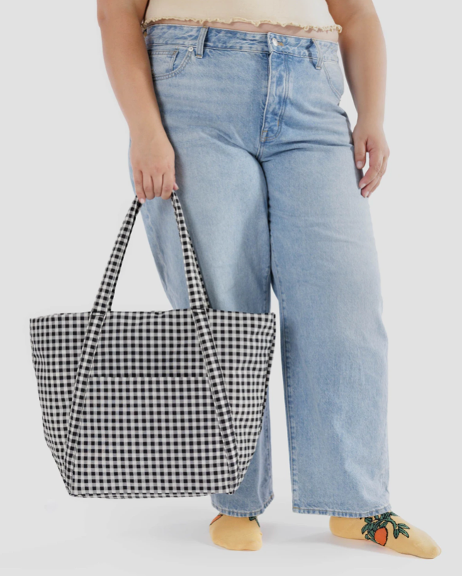 CLOUD BAG | BLACK & WHITE GINGHAM