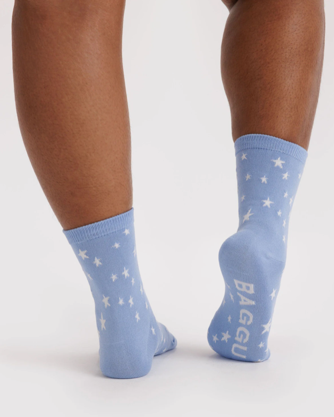 CREW SOCK | BLUE STAR