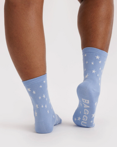 CREW SOCK | BLUE STAR