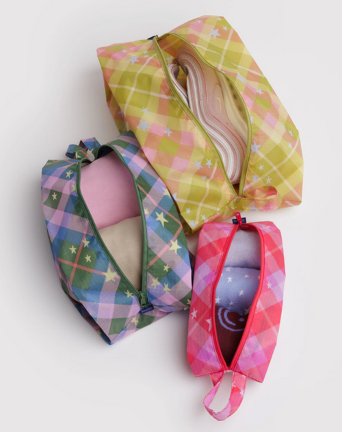 3D ZIP SET | STAR PLAID