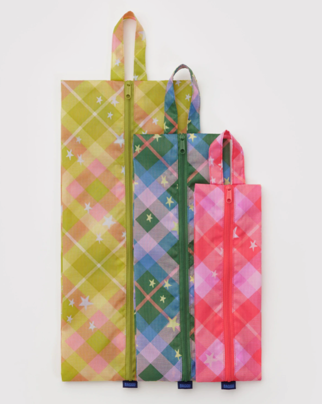 3D ZIP SET | STAR PLAID