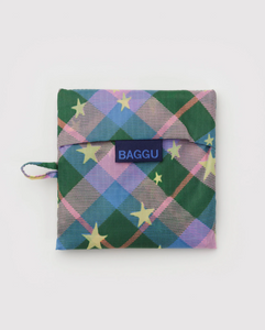 STANDARD BAGGU | GREEN STAR PLAID