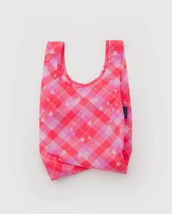 BABY BAGGU | PINK STAR PLAID
