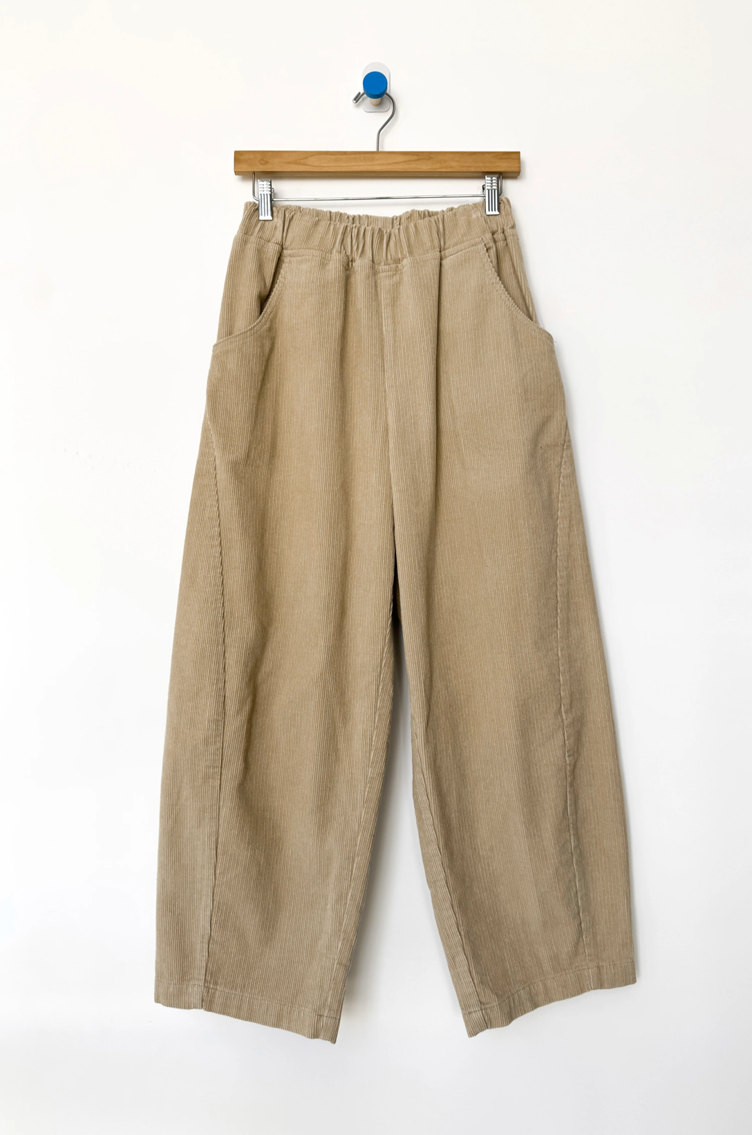 CORDUROY ARC PANTS | KHAKI