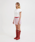 MULTI TENCEL LOUNGE SHORT | PINK MULTI STRIPE