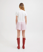 MULTI TENCEL LOUNGE SHORT | PINK MULTI STRIPE