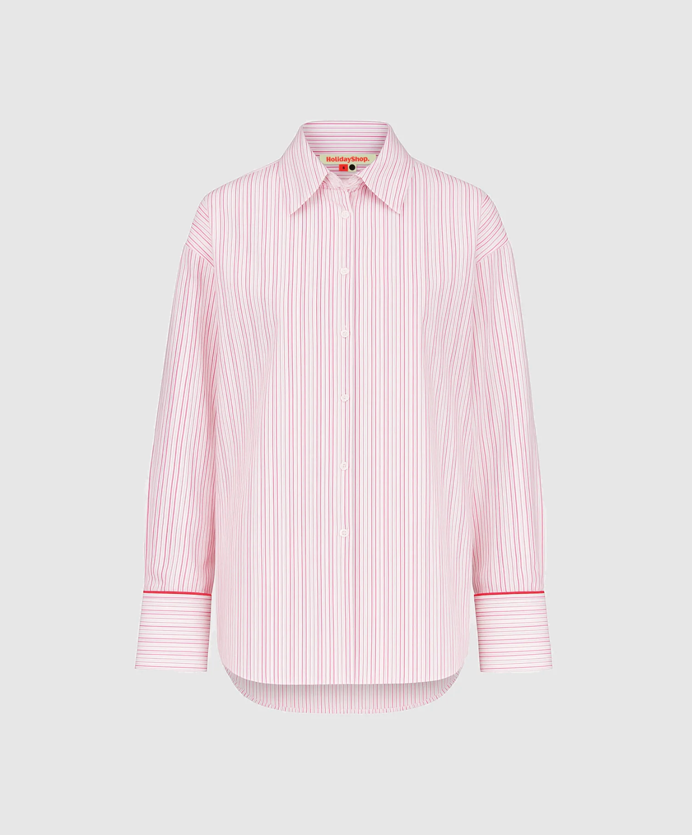 MULTI TENCEL LOUNGE SHIRT | PINK MULITI STRIPE