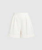 TAILORED SHORTS | WHITE