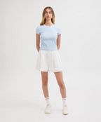 TAILORED SHORTS | WHITE