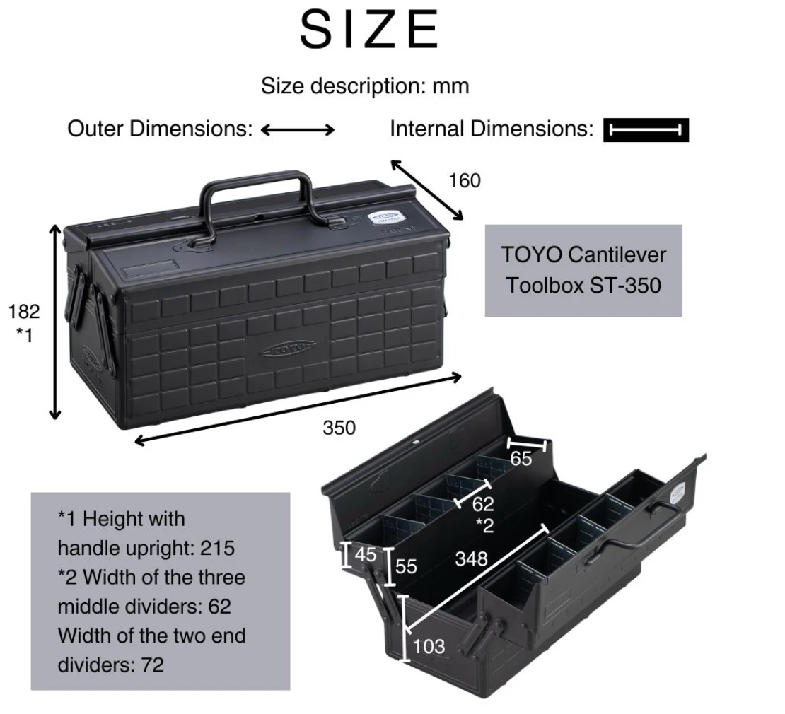 TOYO CANTILEVER TOOLBOX | SILVER