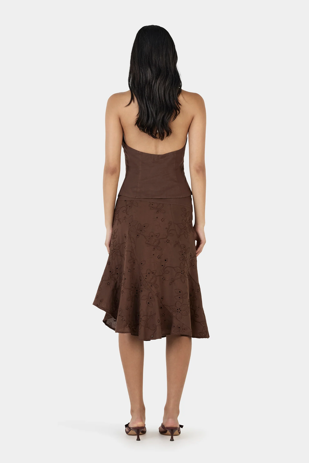 JASMINE MIDI SKIRT | CHOCOLATE ANGLAISE