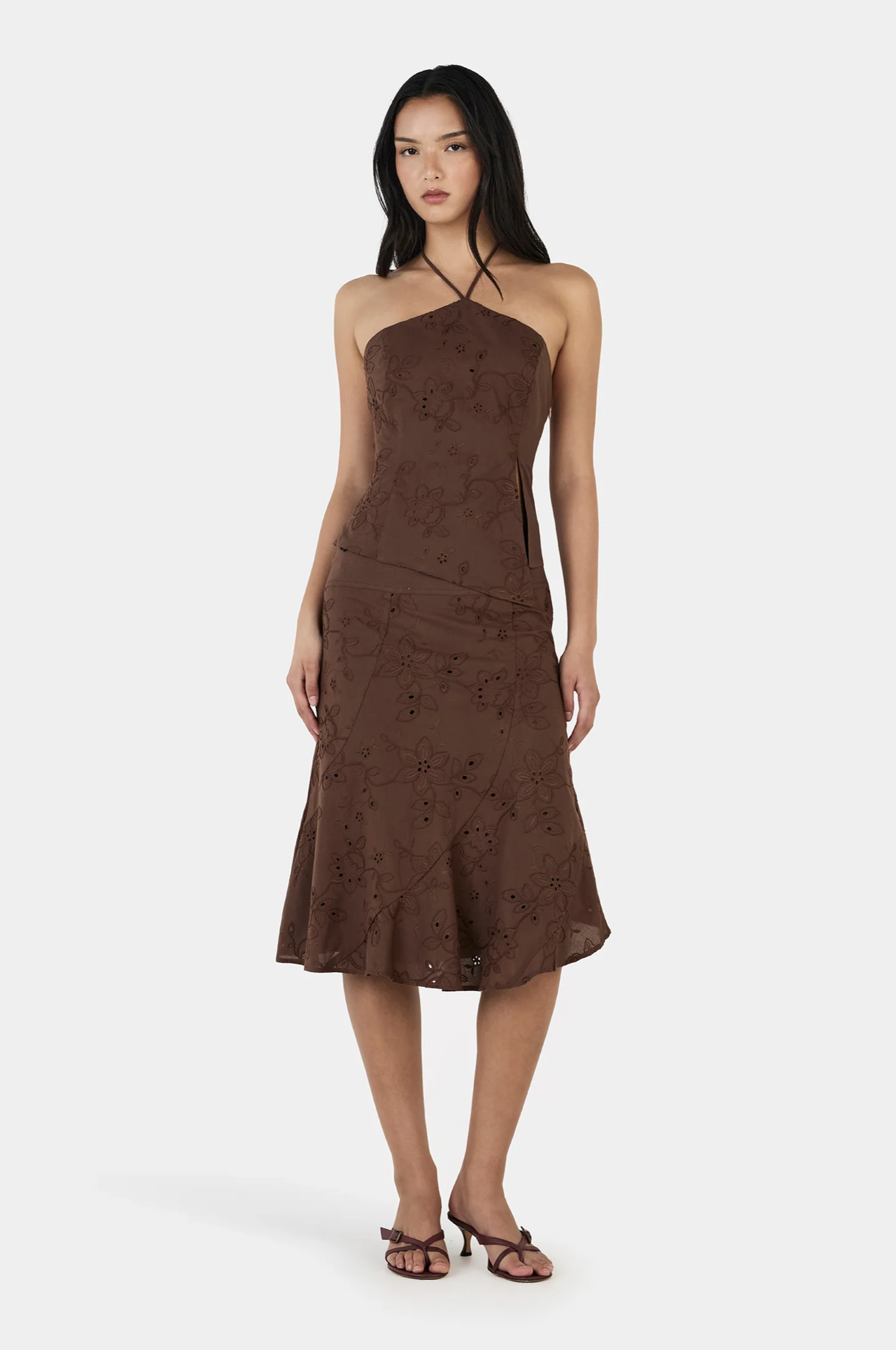 JASMINE MIDI SKIRT | CHOCOLATE ANGLAISE
