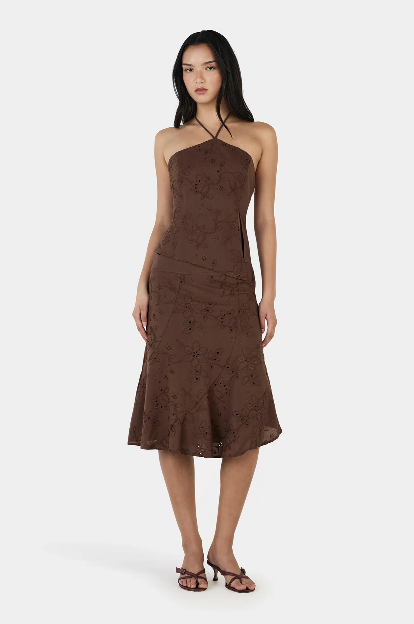 JASMINE MIDI SKIRT | CHOCOLATE ANGLAISE