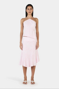 JASMINE MIDI SKIRT | BABY PINK ANGLAISE