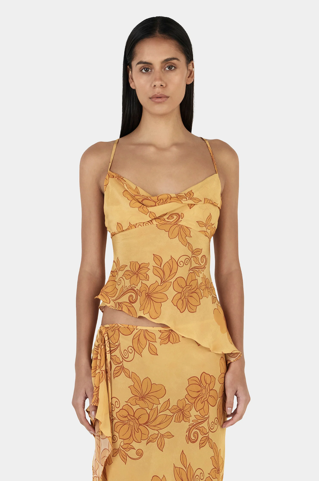 MAURA TOP ROLLING WAVE | MANGO