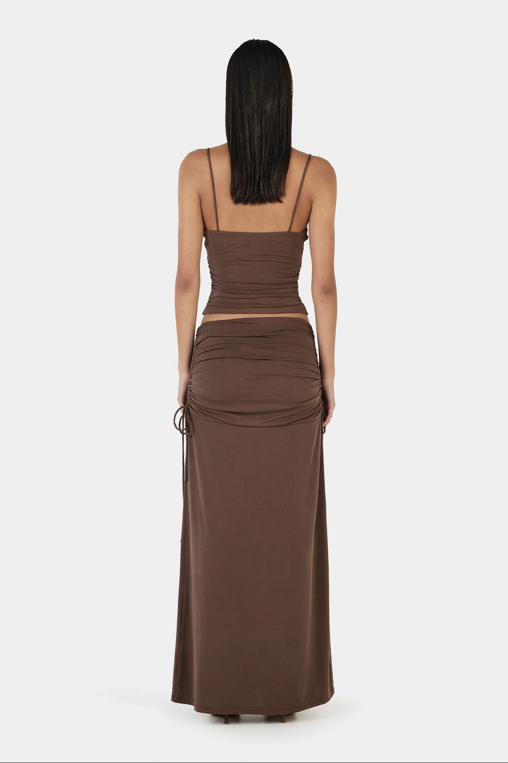 HEATHER MAXI SKIRT | CHOCOLATE