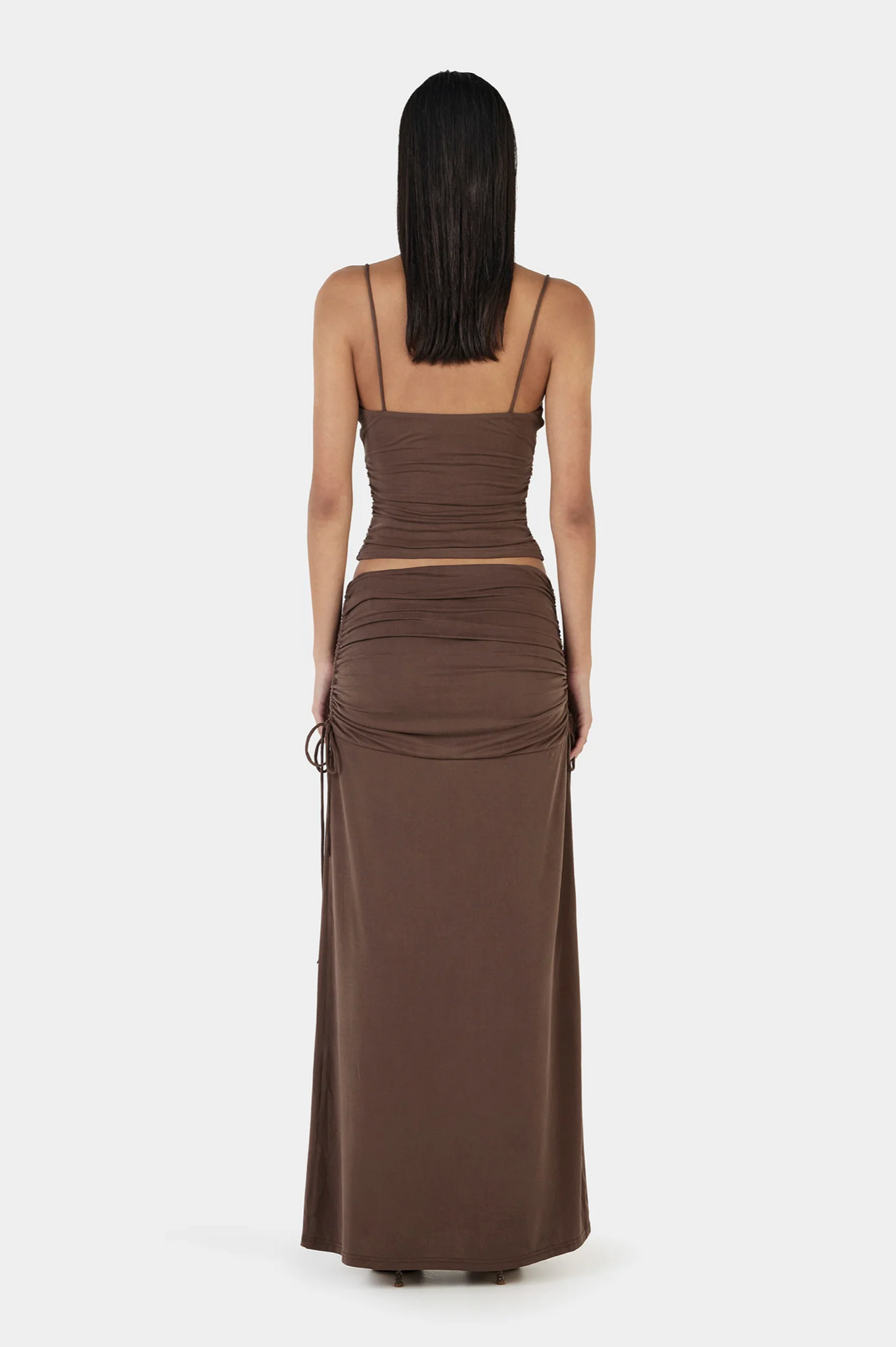 NORINA TOP | CHOCOLATE