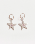 WONKY STAR EARRINGS | BABY PINK