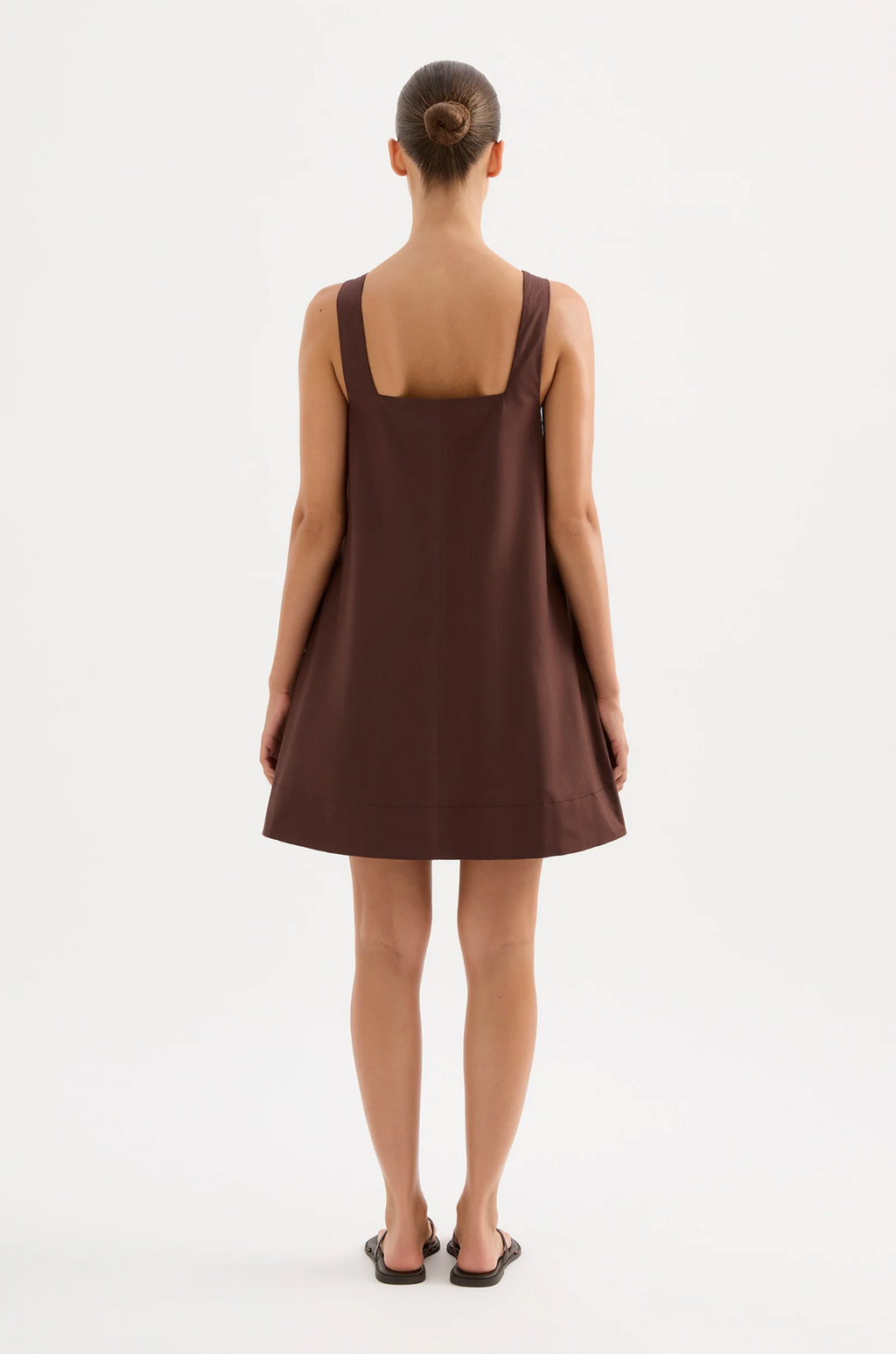 ALEXIS MINI DRESS | CHOCOLATE