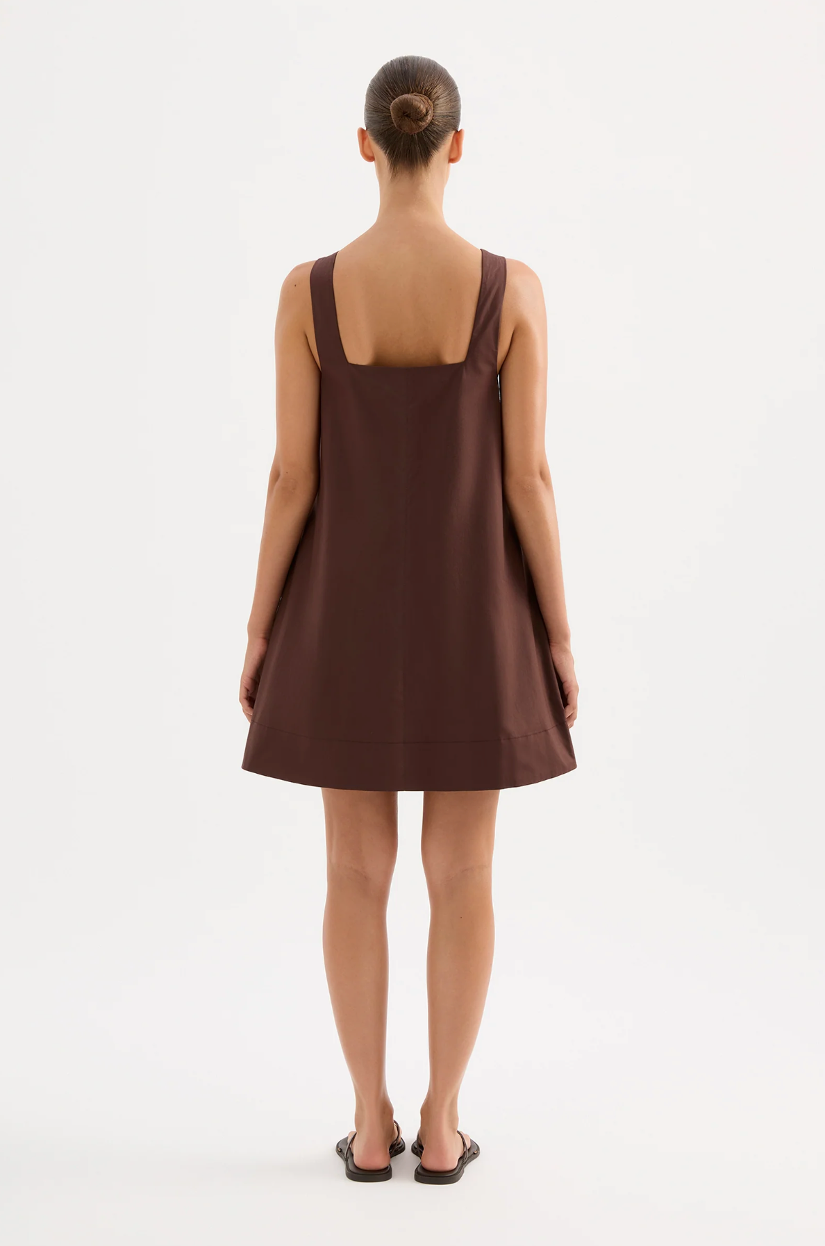 ALEXIS MINI DRESS | CHOCOLATE