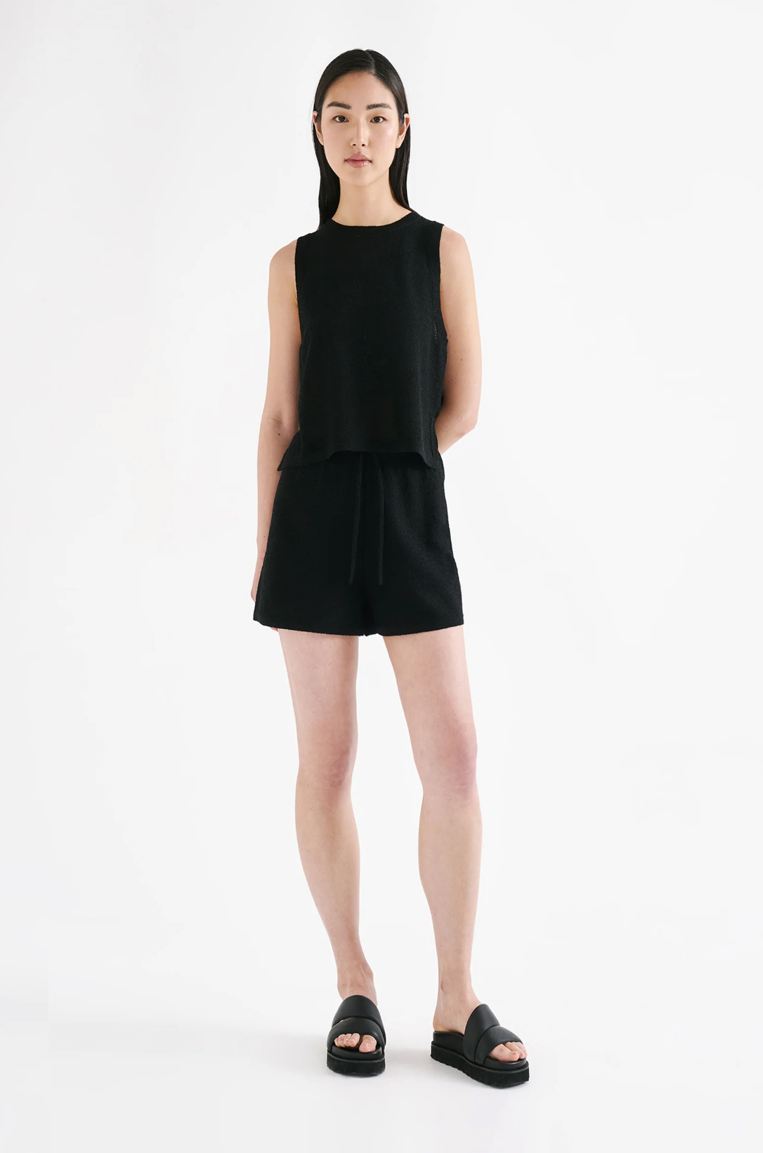 ZOSIA KNIT SHORT | BLACK