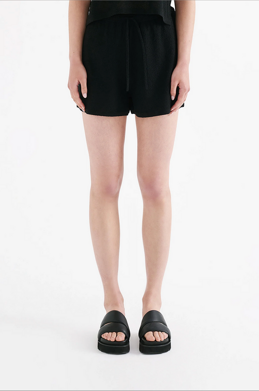 ZOSIA KNIT SHORT | BLACK