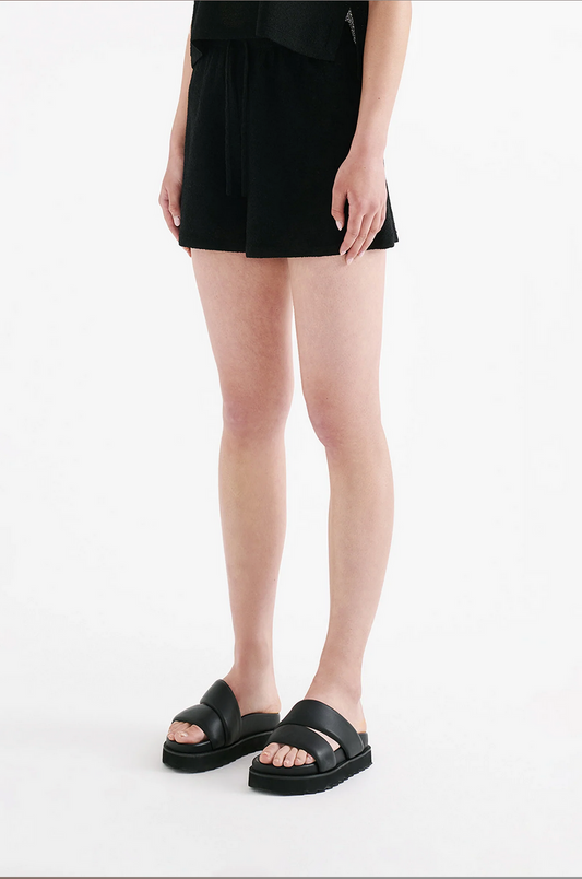 ZOSIA KNIT SHORT | BLACK