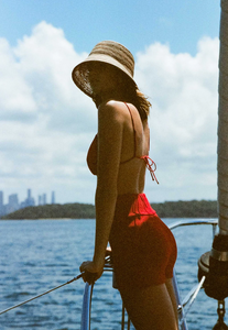 THE INCA BUCKET | MOCHA STRIPE