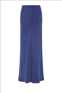 HAYZE CUPRO MAXI SKIRT | INDIGO