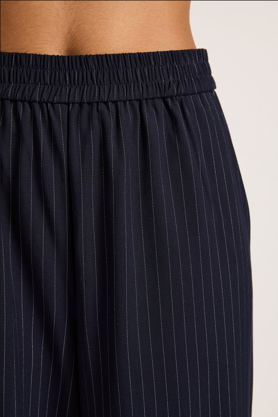 BAILEY PINSTRIPE PANT | NAVY PINSTRIPE