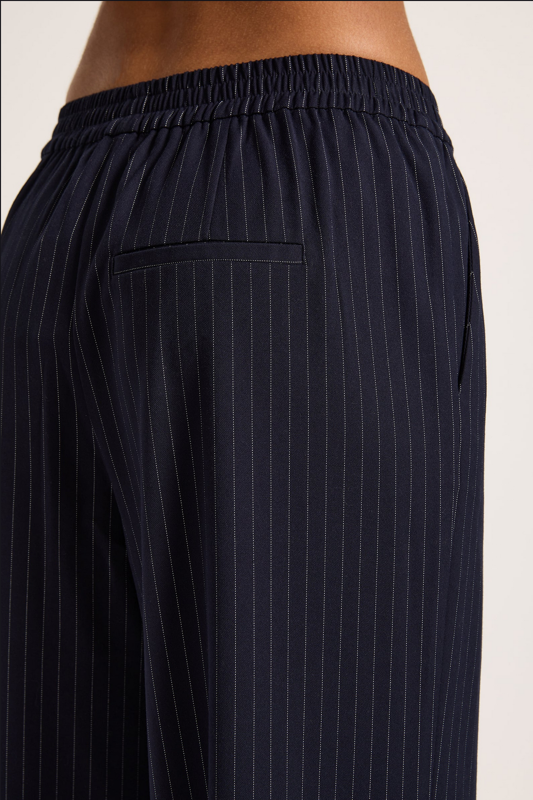 BAILEY PINSTRIPE PANT | NAVY PINSTRIPE