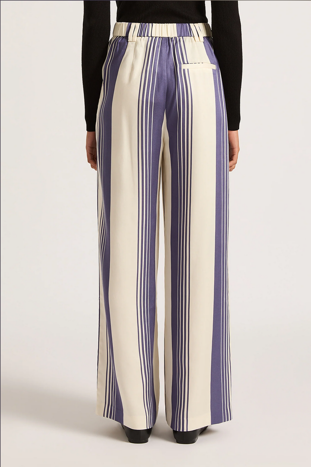 ALBION TENCEL PANT | STORM STRIPE