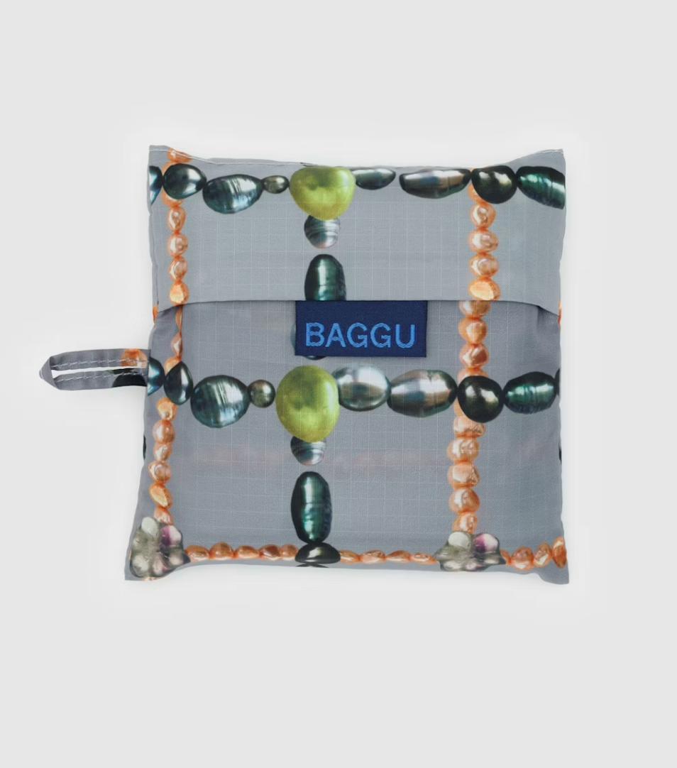 STANDARD BAGGU |  BEADED PLAID